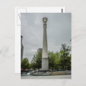 Carte Postale Flamme olympique (Devant / Derrière)