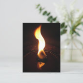 Carte Postale flamme vivante (Debout devant)