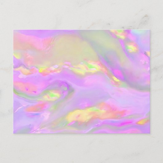Carte Postale Flammes abstraites tendance et colorées (Devant)