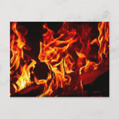 Carte Postale Flammes de feu (Devant)