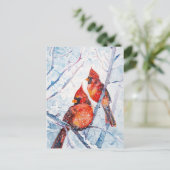 Carte Postale Flammes de l'hiver (Debout devant)