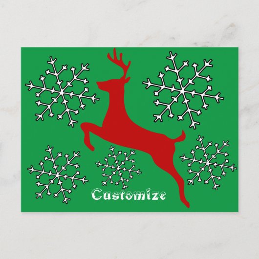 Carte Postale Flammes de neige Red Deer Thunder_Cove (Devant)