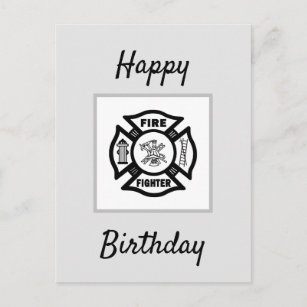 Cartes Pompier D Anniversaire Zazzle Be