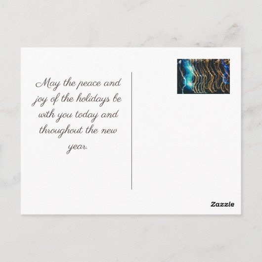 Carte Postale Flammes de vacances (Dos)