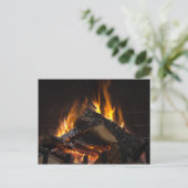 Carte Postale Flammes d'incendie (Debout devant)