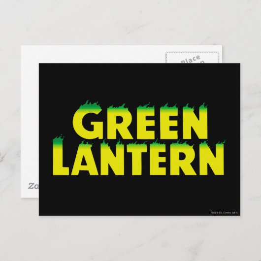 Carte Postale Flammes du logo jaune (Devant / Derrière)