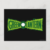 Carte Postale Flammes du logo vert (Devant)