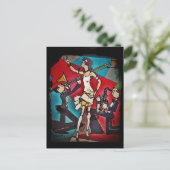 Carte Postale Flapper dans un groupe de jazz (Debout devant)
