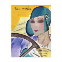 Flapper en Casquette violet