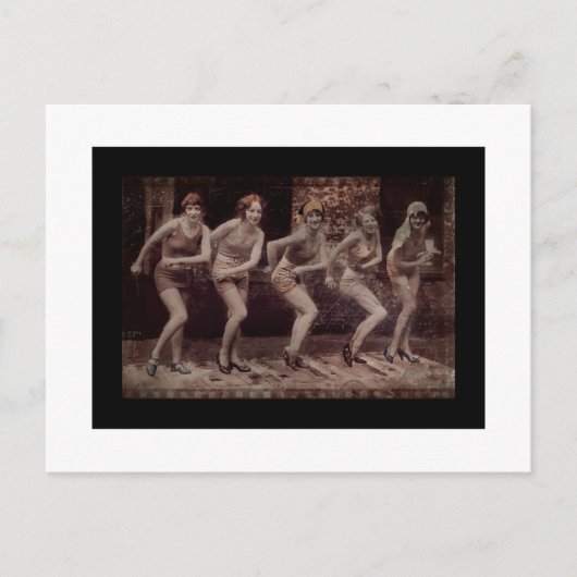 Carte Postale Flapper Era Dancing Girls (Devant)