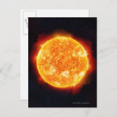 Carte Postale Flares solaires (Devant / Derrière)
