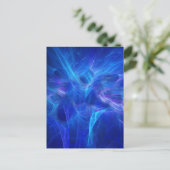 Carte postale Flash bleu (Debout devant)