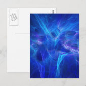 Carte postale Flash bleu (Devant / Derrière)