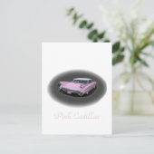 Carte Postale Flash cadillac rose (Debout devant)