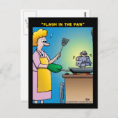 Carte Postale "Flash Dans La Panne" (Devant / Derrière)