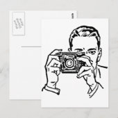 Carte Postale Flash de sourire (Devant / Derrière)
