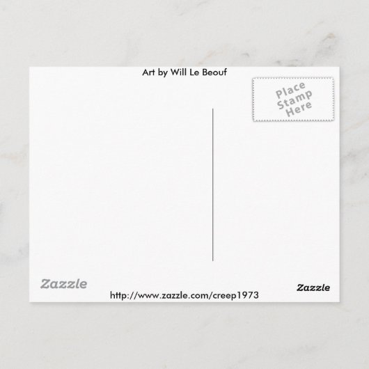 Carte postale Flash Tattoo (Dos)