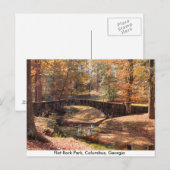 Carte Postale Flat Rock Park Columbus Georgia Post Card (Devant / Derrière)