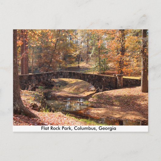 Carte Postale Flat Rock Park Columbus Georgia Post Card (Devant)