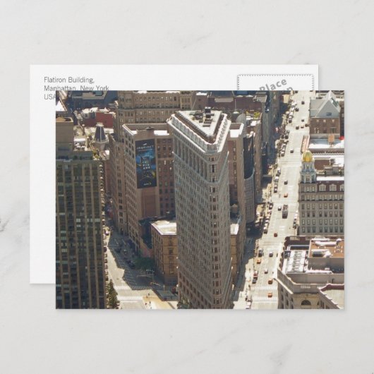 Carte Postale Flatiron Building (Devant / Derrière)