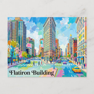 Carte Postale Flatiron Building New York