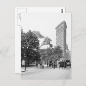 Carte Postale Flatiron du 5e, New York : 1906 (Devant / Derrière)