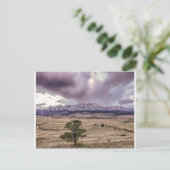 Carte Postale Flatirons au coucher du soleil (Debout devant)