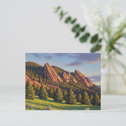 Carte Postale Flatirons Colorado Voyage (Debout devant)
