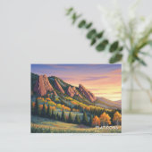 Carte Postale Flatirons Colorado Voyage (Debout devant)