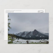 Carte postale Flatirons de boulle à ressort (Devant / Derrière)