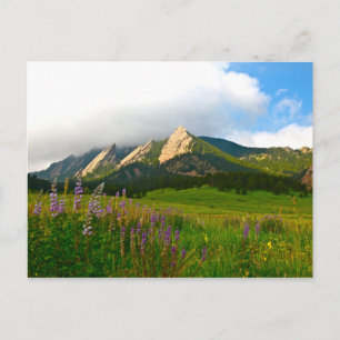 Carte Postale Flatirons de Chautauqua - Boulder, Colorado