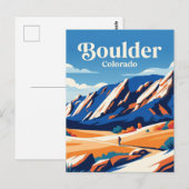 Carte Postale Flatirons USA (Devant / Derrière)