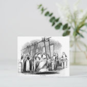 Carte Postale Flax Heckling (Debout devant)