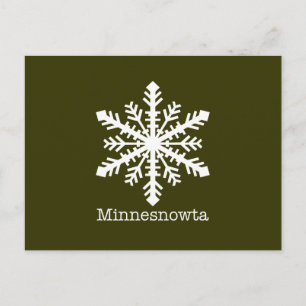 Carte Postale Fléau de neige du Minnesnowta