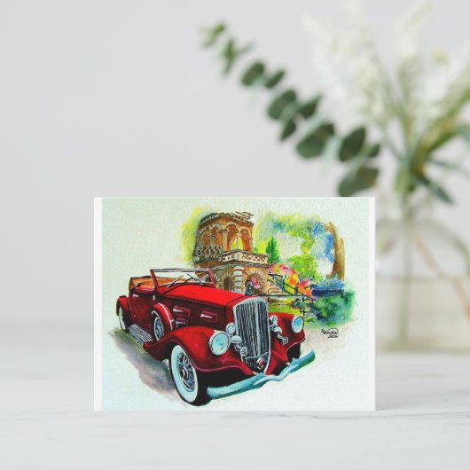 Carte Postale Flèche 1934 de Pierce (Debout devant)