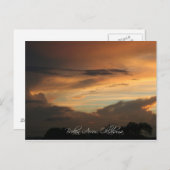 Carte Postale Flèche brisée, coucher de soleil OK (Devant / Derrière)