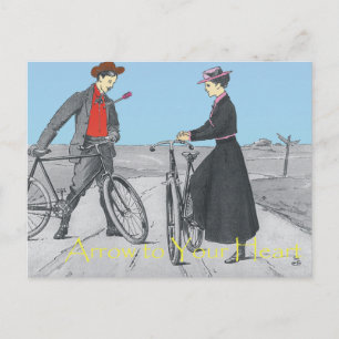 CARTE POSTALE FLÈCHE D'AMOUR TEE