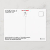 Carte Postale "Flèche de perce" du président Taft (Dos)