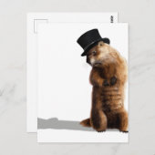 Carte Postale Flèche de sol Vue ombre (Devant / Derrière)