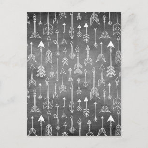 Carte Postale Flèche du tableau de bord (noir)