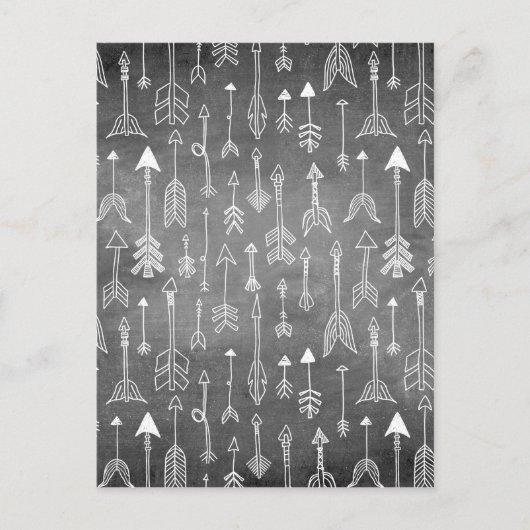 Carte Postale Flèche du tableau de bord (noir) (Devant)