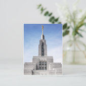 Carte Postale flèche du temple mormon lds de Draper ut (Debout devant)