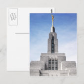 Carte Postale flèche du temple mormon lds de Draper ut (Devant / Derrière)