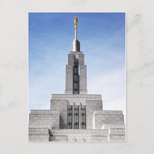 Carte Postale flèche du temple mormon lds de Draper ut