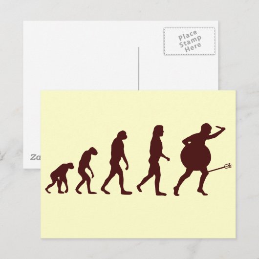 Carte Postale Flèche Évolution (Devant / Derrière)