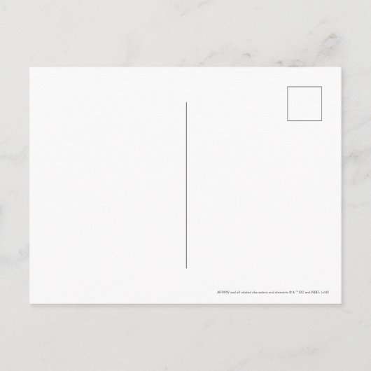 Carte Postale Flèche | Green Arrow Parodie Recherché Post (Dos)