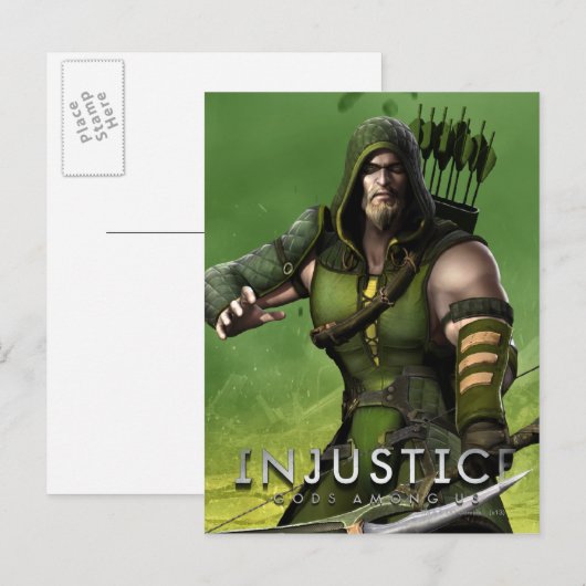 Carte Postale Flèche verte (Devant / Derrière)