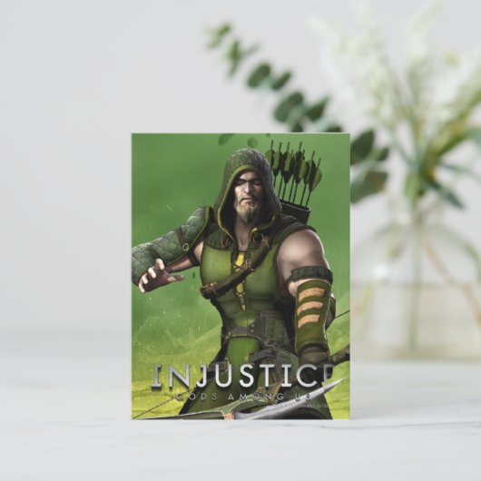 Carte Postale Flèche verte (Debout devant)