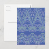 Carte Postale Flèches douces bleues (Devant / Derrière)