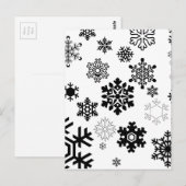 Carte Postale Flèches noires et blanches (Devant / Derrière)